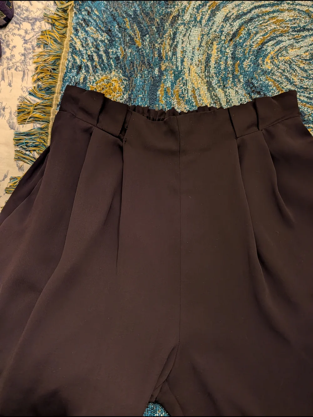Zara Wide-Leg Black Pants - Picture 2 of 6